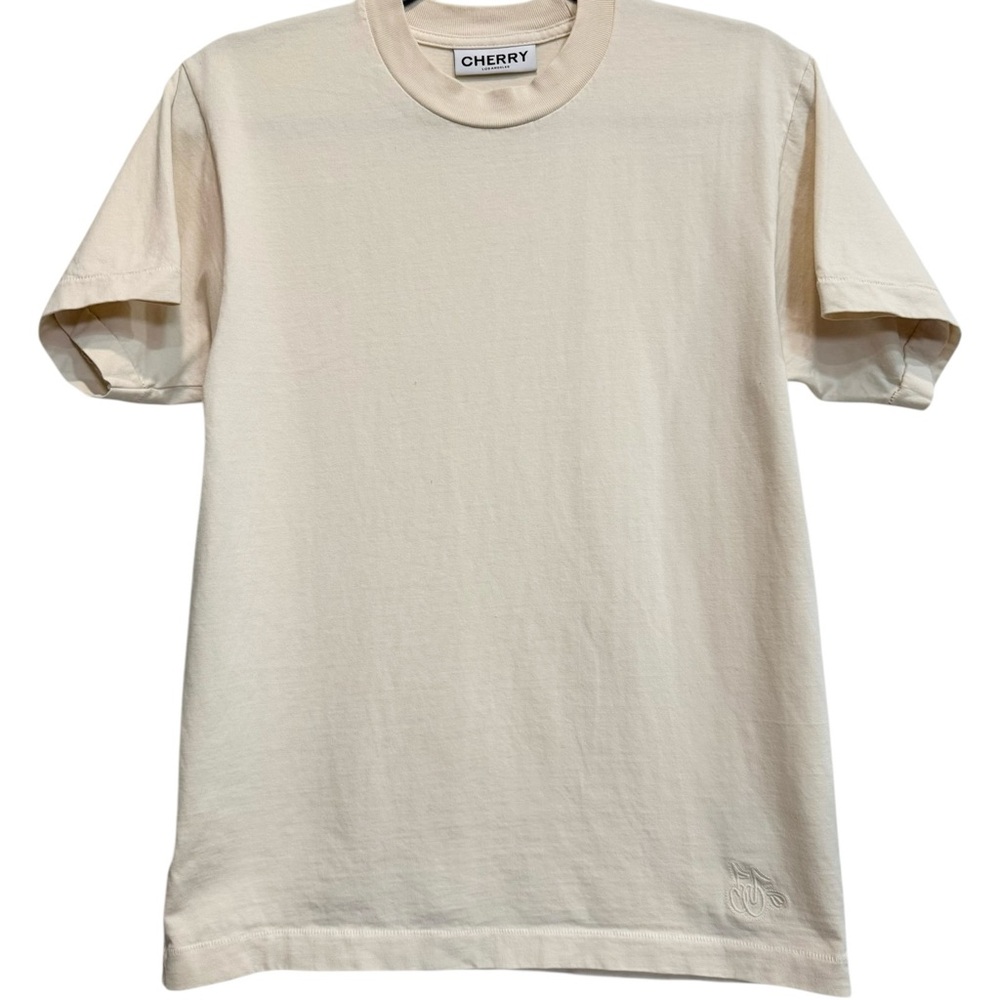 Rare Cherry Los Angeles Cream Logo Tee XS‎ 2021 Minimalist Streetwear LA